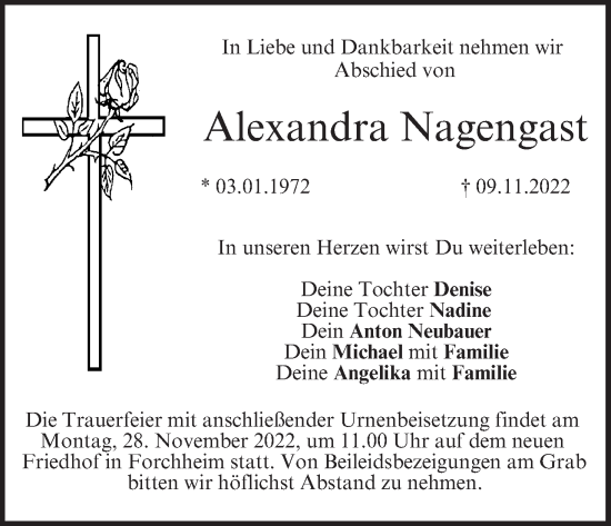 Anzeige von Alexandra Nagengast von MGO