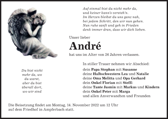 Anzeige von André  von MGO
