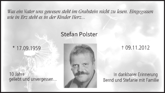 Anzeige von Stefan Polster von MGO