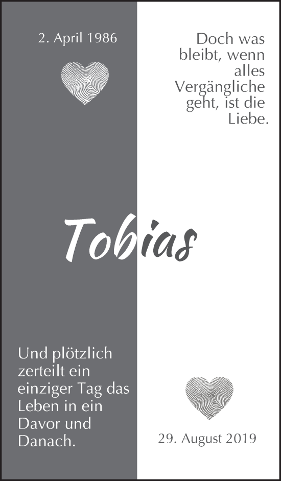 Anzeige von Tobias Knauer von MGO