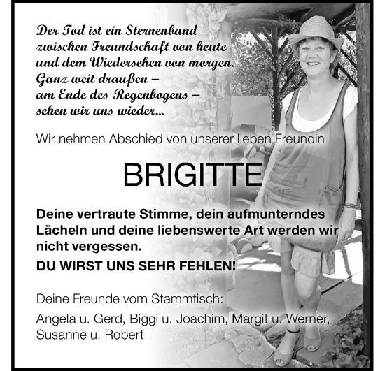 Anzeige von Brigitte  von MGO