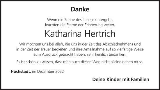 Anzeige von Katharina Hertrich von MGO
