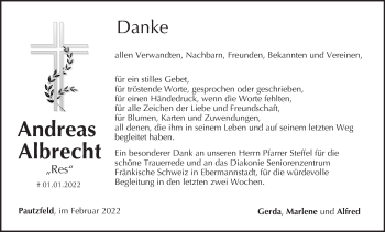 Anzeige von Andreas Albrecht von MGO