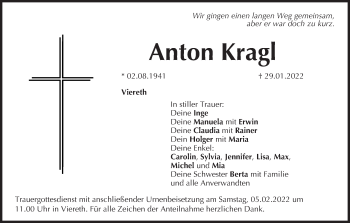Anzeige von Anton Kragl von MGO