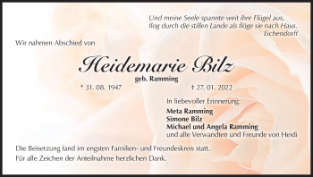 Anzeige von Heidemarie Bilz von MGO