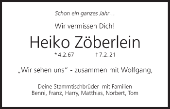 Anzeige von Heiko Zöberlein von MGO