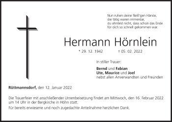 Anzeige von Hermann Hörnlein von MGO