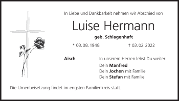 Anzeige von Luise Hermann von MGO