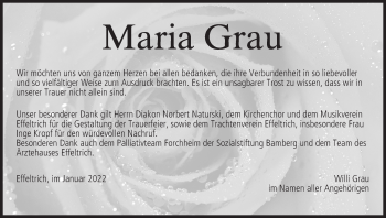 Anzeige von Maria Grau von MGO