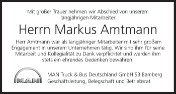 Anzeige von Markus Amtmann von MGO