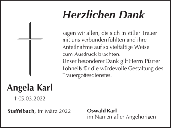 Anzeige von Angela Karl von MGO