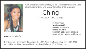 Anzeige von Ching  von MGO