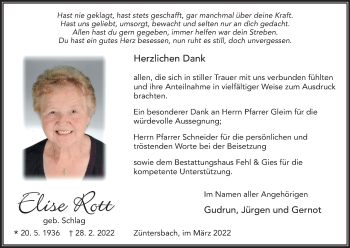 Anzeige von Elise Rott von MGO