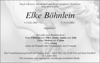 Anzeige von Elke Böhnlein von MGO