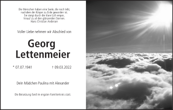 Anzeige von Georg Lettenmeier von MGO