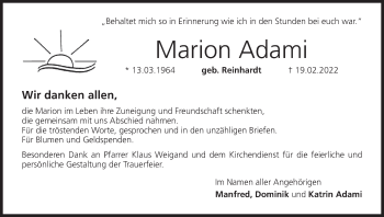 Anzeige von Marion Adami von MGO