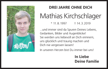 Anzeige von Mathias Kirchschlager von MGO