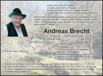 Anzeige von Andreas Brecht von MGO