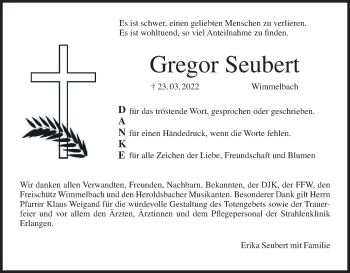 Anzeige von Gregor Seubert von MGO