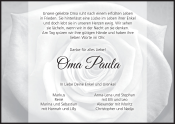 Anzeige von Paula  von MGO