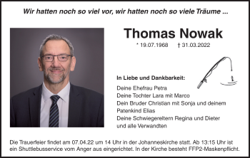 Anzeige von Thomas Nowak von MGO