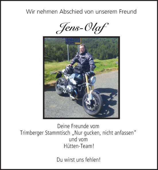 Anzeige von Jens-Olaf  von MGO