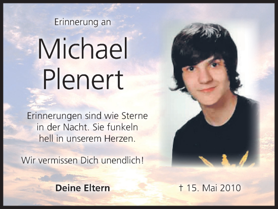 Anzeige von Michael Plenert von MGO