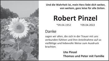 Anzeige von Robert Pinzel von MGO