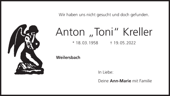 Anzeige von Anton Kreller von MGO