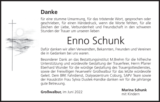 Anzeige von Enno Schunk von MGO