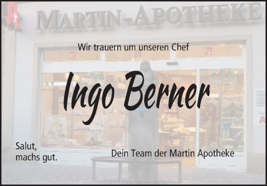 Anzeige von Ingo Berner von MGO