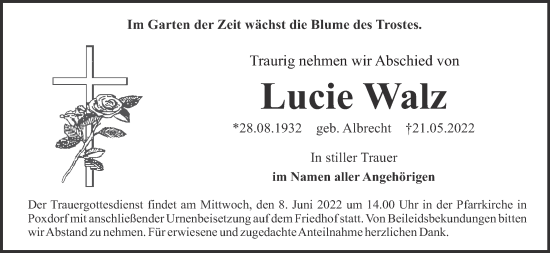 Anzeige von Lucie Walz von MGO