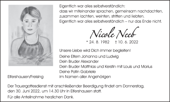 Anzeige von Nicole Neeb von MGO