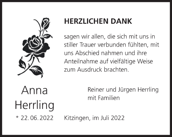 Anzeige von Anna Herrling von MGO