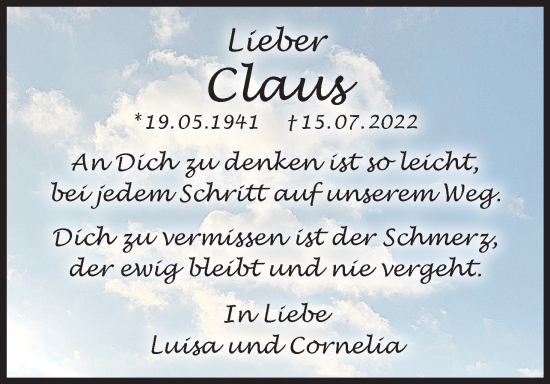 Anzeige von Claus  von MGO