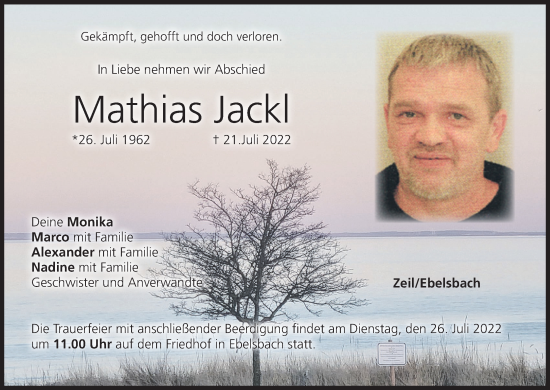 Anzeige von Mathias Jackl von MGO