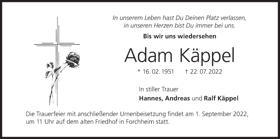 Anzeige von Adam Käppel von MGO