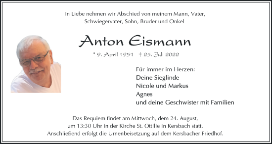 Anzeige von Anton Eismann von MGO