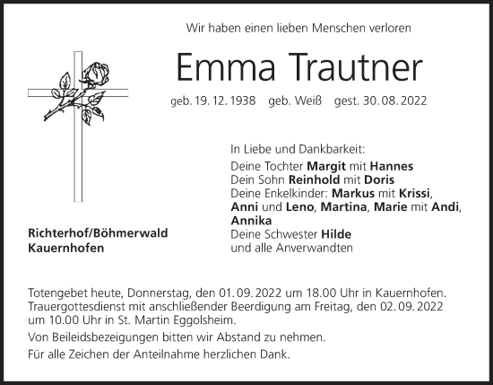Anzeige von Emma Trautner von MGO
