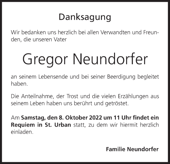 Anzeige von Gregor Neundorfer von MGO