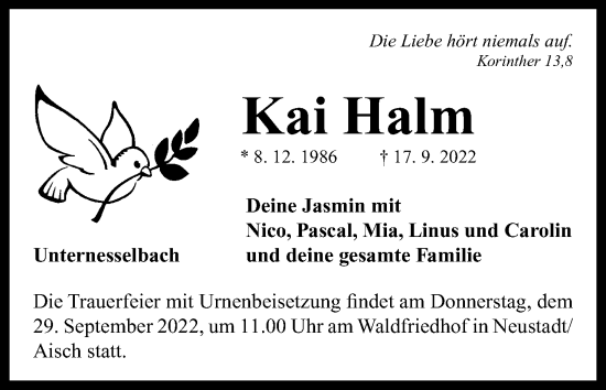 Anzeige von Kai Halm von MGO