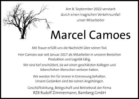 Anzeige von Marcel Camoes von MGO