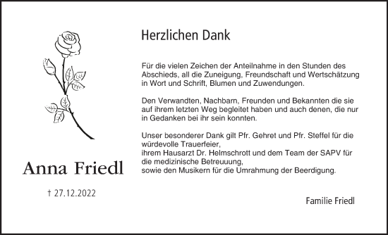 Anzeige von Anna Friedl von MGO