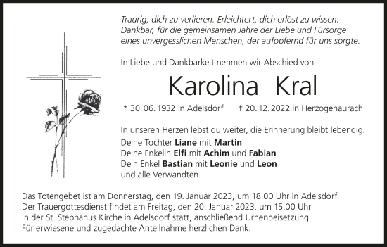 Anzeige von Karolina Kral von MGO