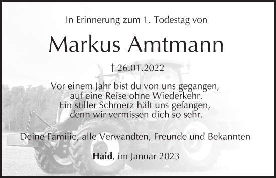 Anzeige von Markus Amtmann von MGO