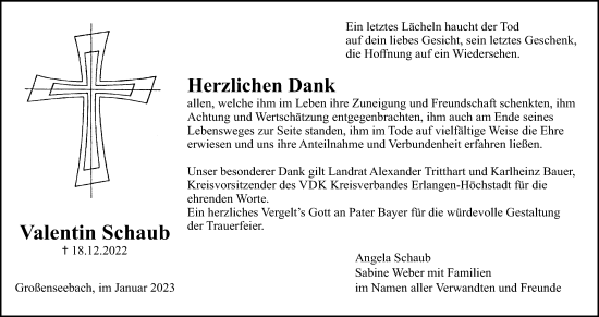 Anzeige von Valentin Schaub von MGO