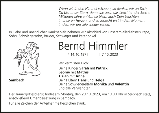 Anzeige von Bernd Himmler von MGO