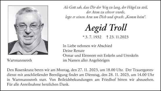 Anzeige von Aegid Troll von MGO