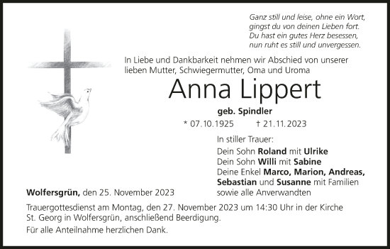 Anzeige von Anna Lippert von MGO