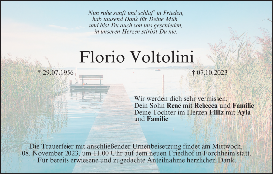 Anzeige von Florio Voltolini von MGO